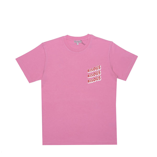 Bisous Skateboard - T-Shirt SS Sonics - Rose