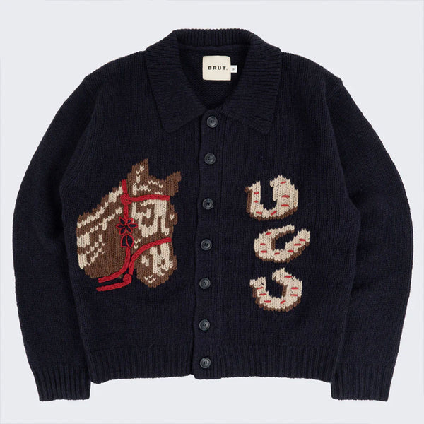 Brut - Cardigan The Lucky - Marine