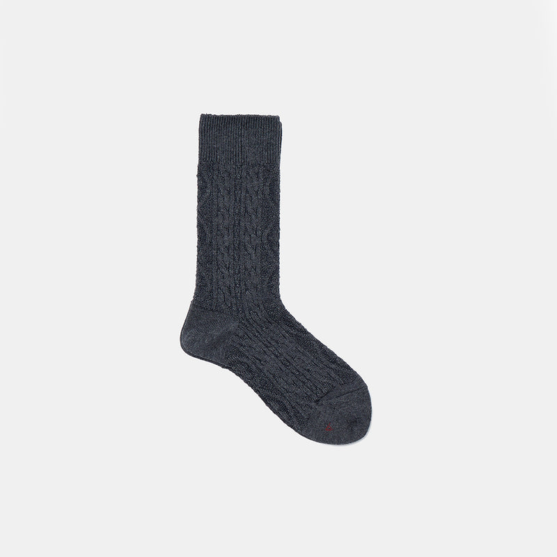Babaco - Chaussettes Cable - Charbon