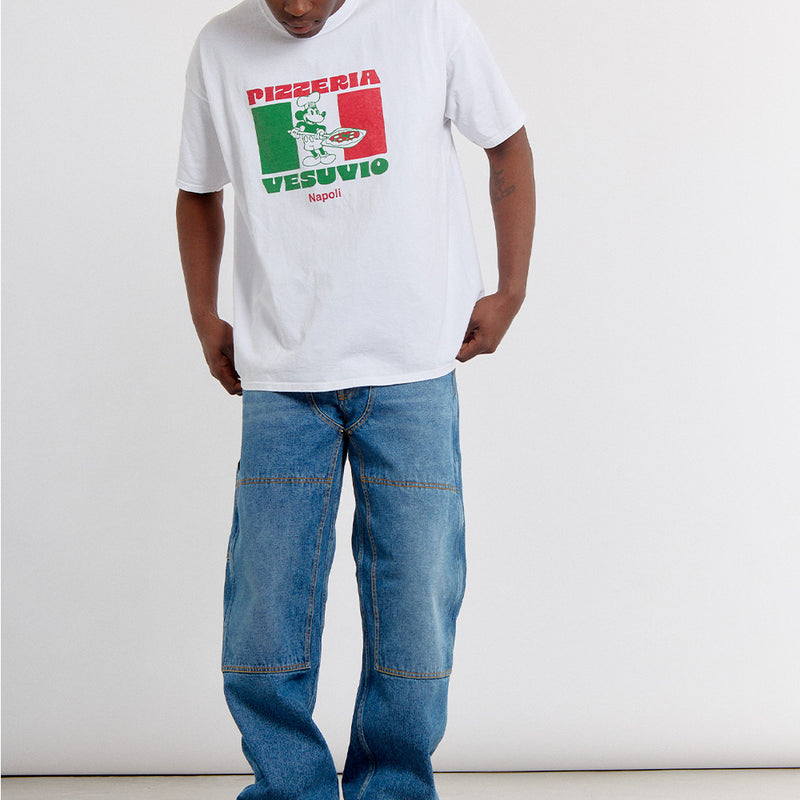 Wild Donkey - T-Shirt Vesuvio - Blanc