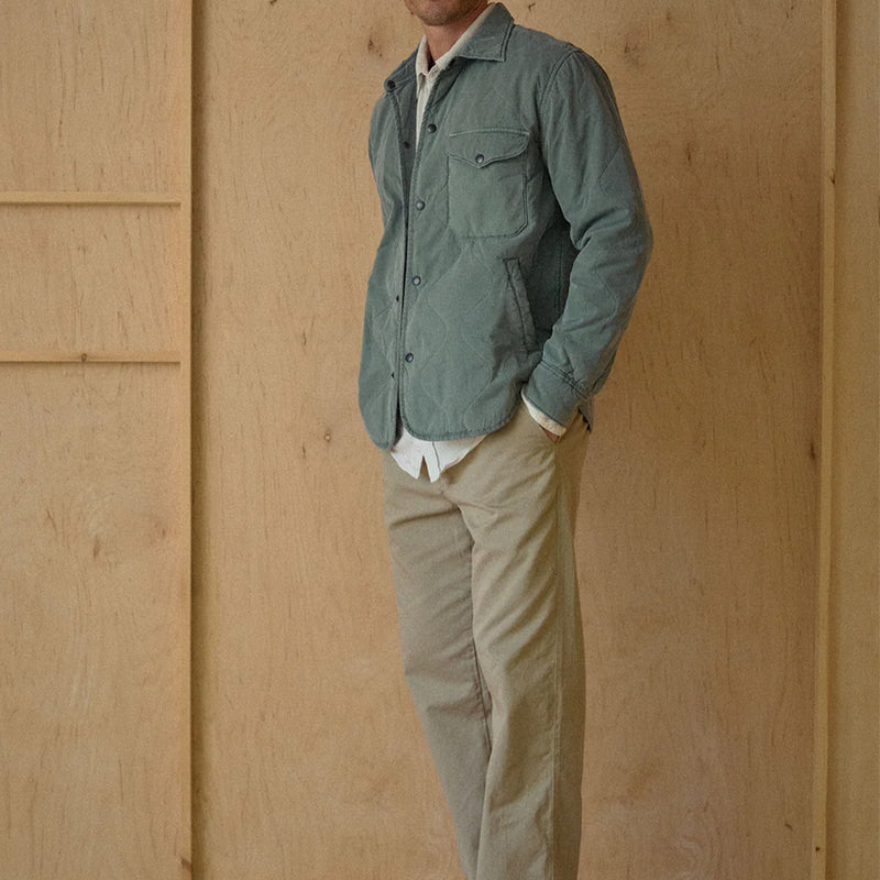 Save Khaki United - Veste Matelassée Flight - Vert Surplus