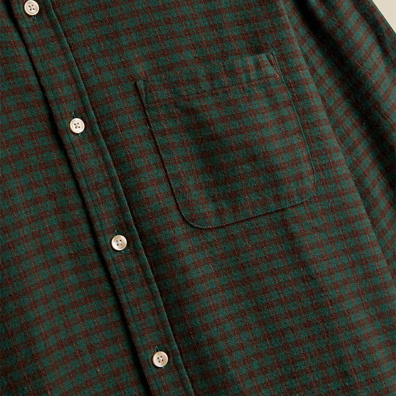 Portuguese Flannel - Chemise Lago - Vert