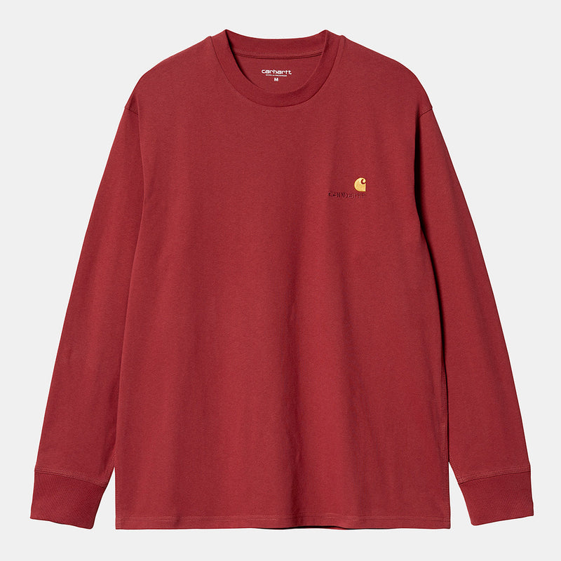 Carhartt WIP - T-Shirt American Script - Rouge