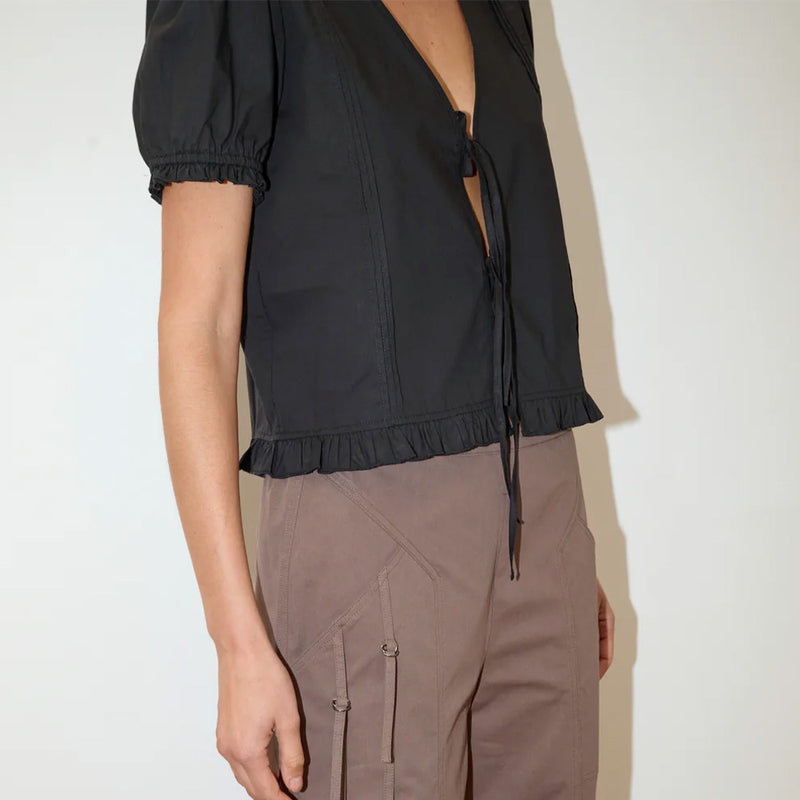 Deiji Studio - Top Pintuck - Noir