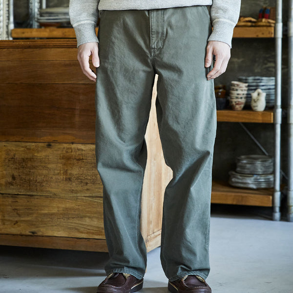 OrSlow - Pantalon Dad Painter Oxford - Vert militaire