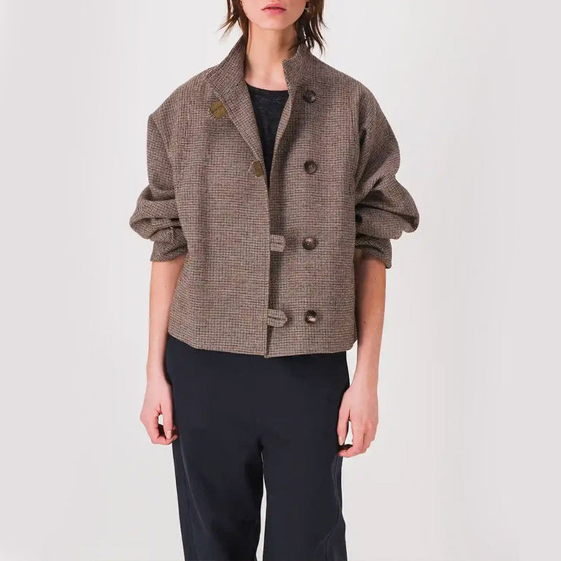 SIXSOEURS - Blouson Jasper - Marron