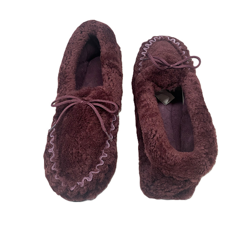 Milona - Chaussons Mocassins - Bordeaux