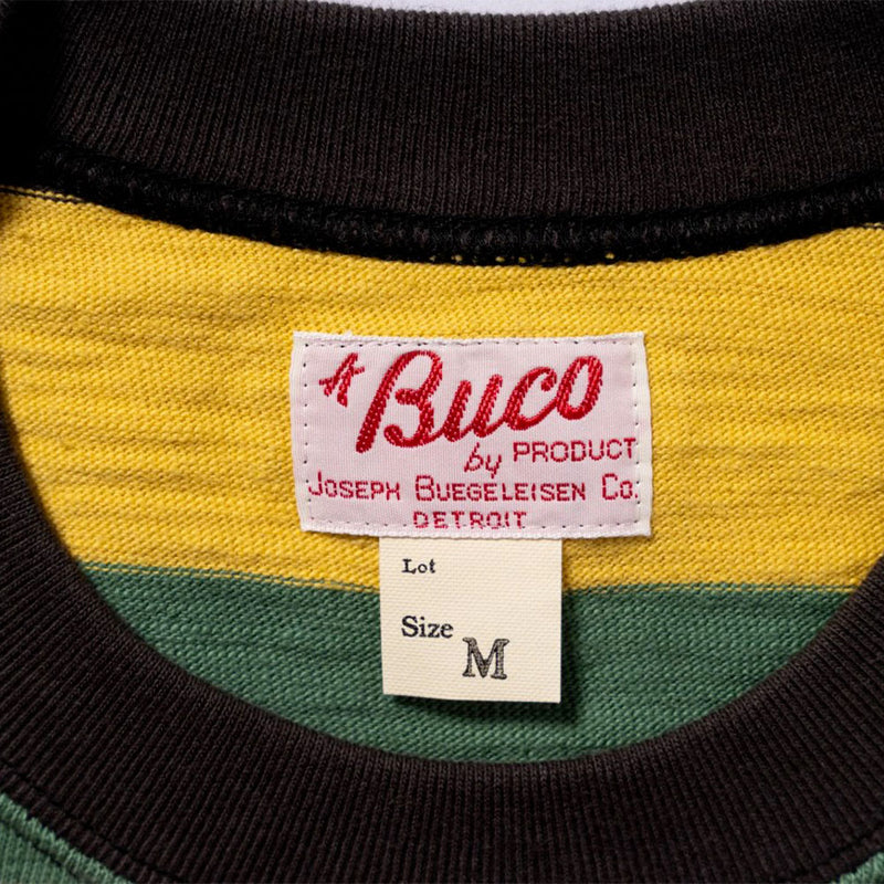 The real McCoys - T-shirt rayé Buco Stripe - Jaune