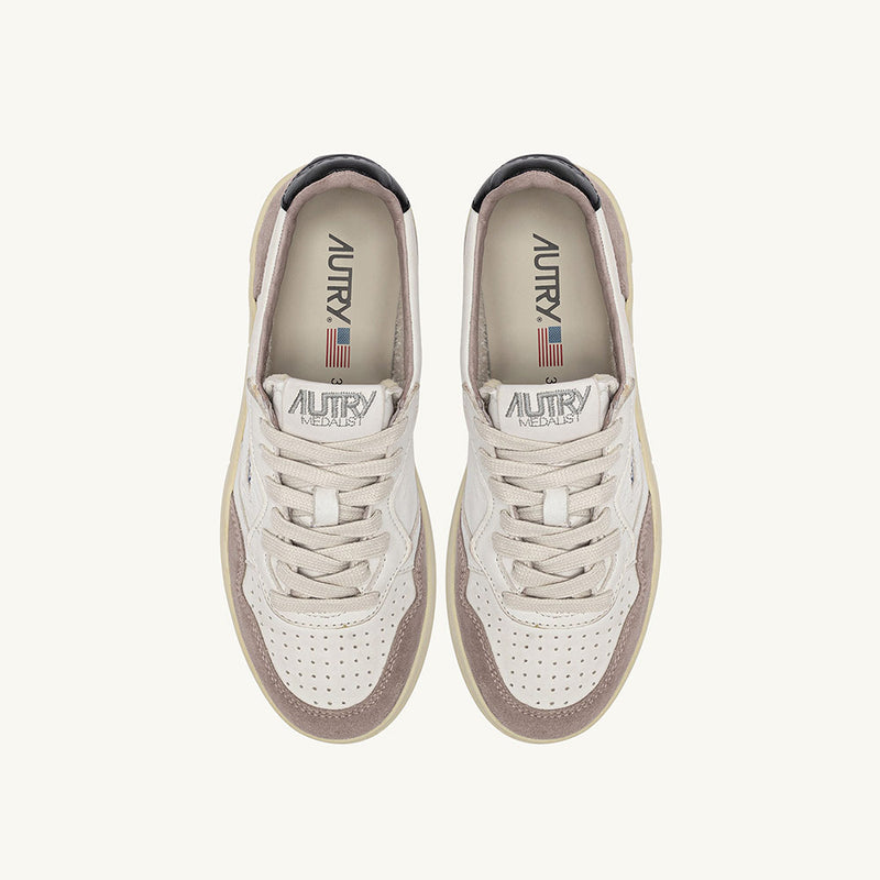 Autry - Baskets Medalist Low - Noir & Gris