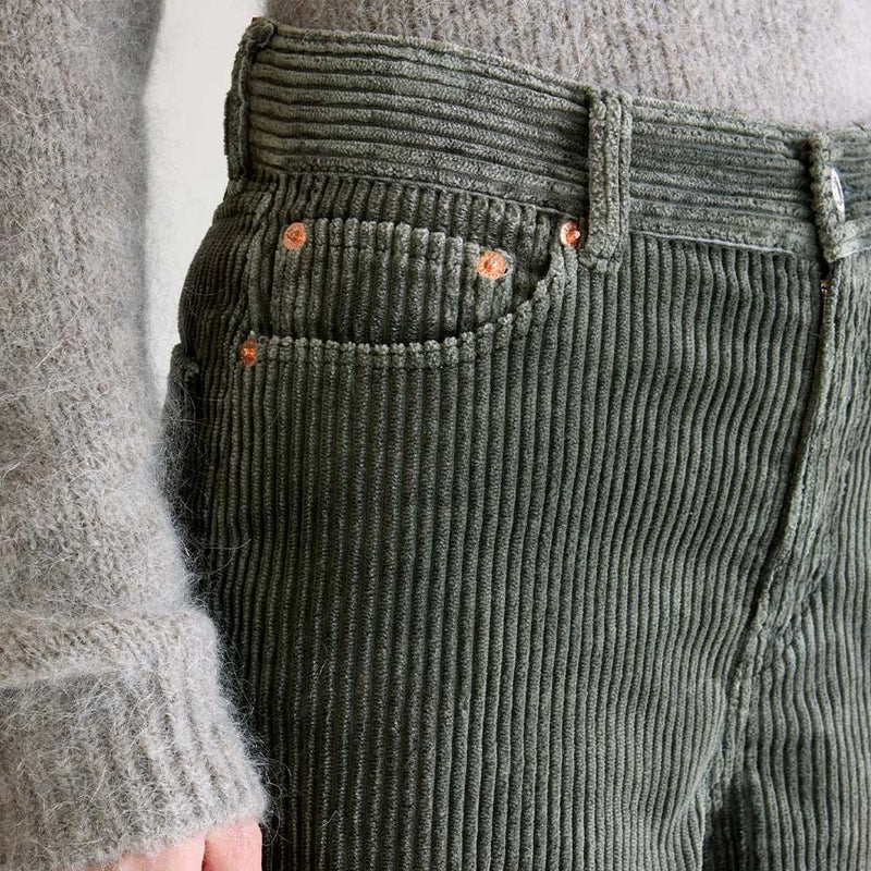 Bellerose - Jean large n°64 - Vert sauge
