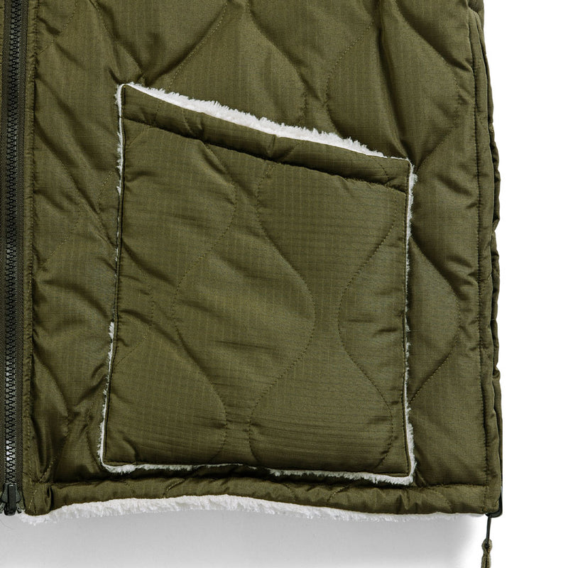 Taion - Veste Military Reversible Down - Olive/Cream