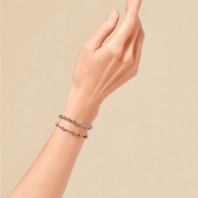 Tityaravy - Bracelet Peony - Aigue Marine Santa Maria
