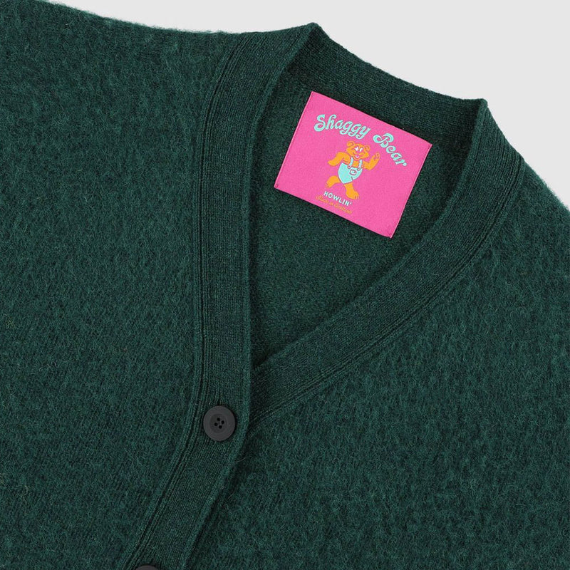 Howlin' - Cardigan Shaggy Bear - Vert sapin