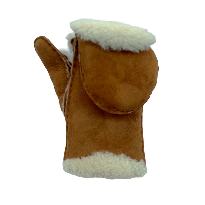 Milona - Moufles Mouton Rabat/Clip - Tan
