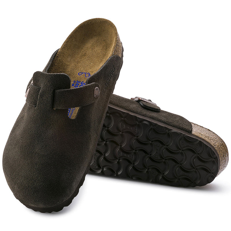 Birkenstock - Sabots Boston - Lit de pied souple - Mocha