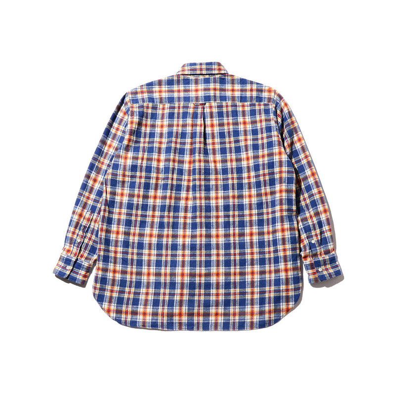 Beams Plus - Chemise Brushed Flannel - Bleu