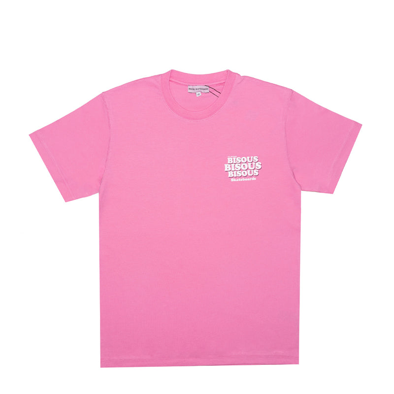 Bisous Skateboard - T-Shirt SS Grease - Rose