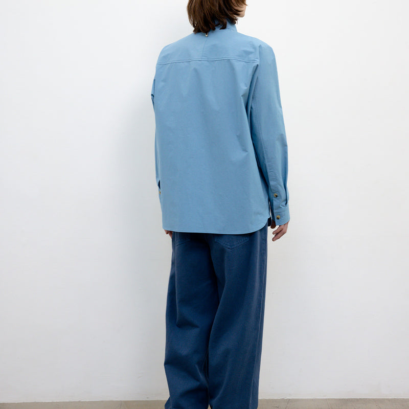 Le 17 septembre - Chemise Raglan - Bleu