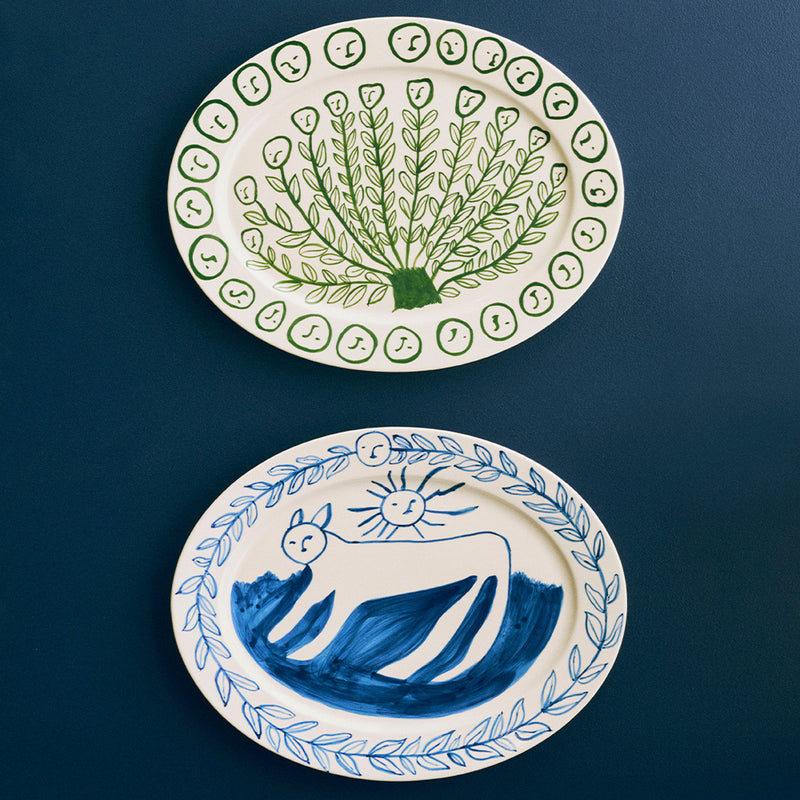 Assiette de service - Charlotte - Hay
