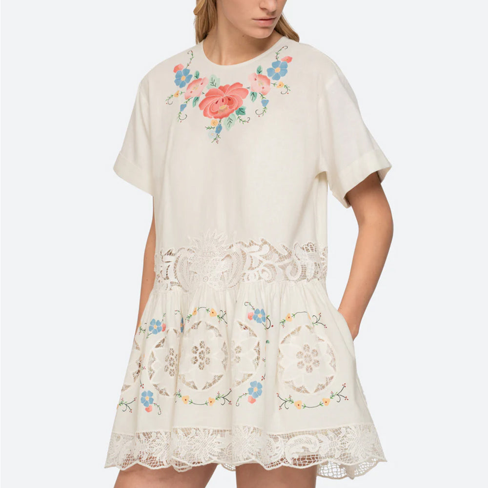 Sea NY - Astrid dress - Ecru  Merci Paris