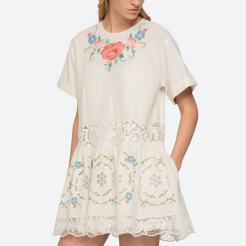 4/13 【26SS新品】Sea New York Astrid Dress Sea NY - Astrid dress - Ecru – Merci Paris