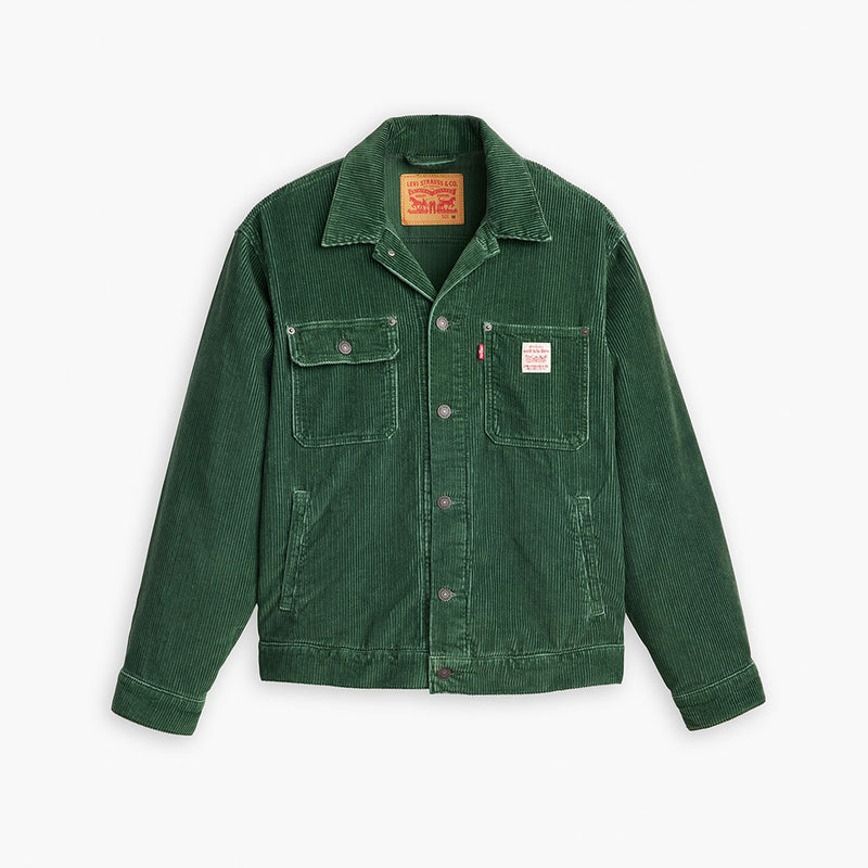 Levi's - Veste Trucker Velours Sunrise - Vert