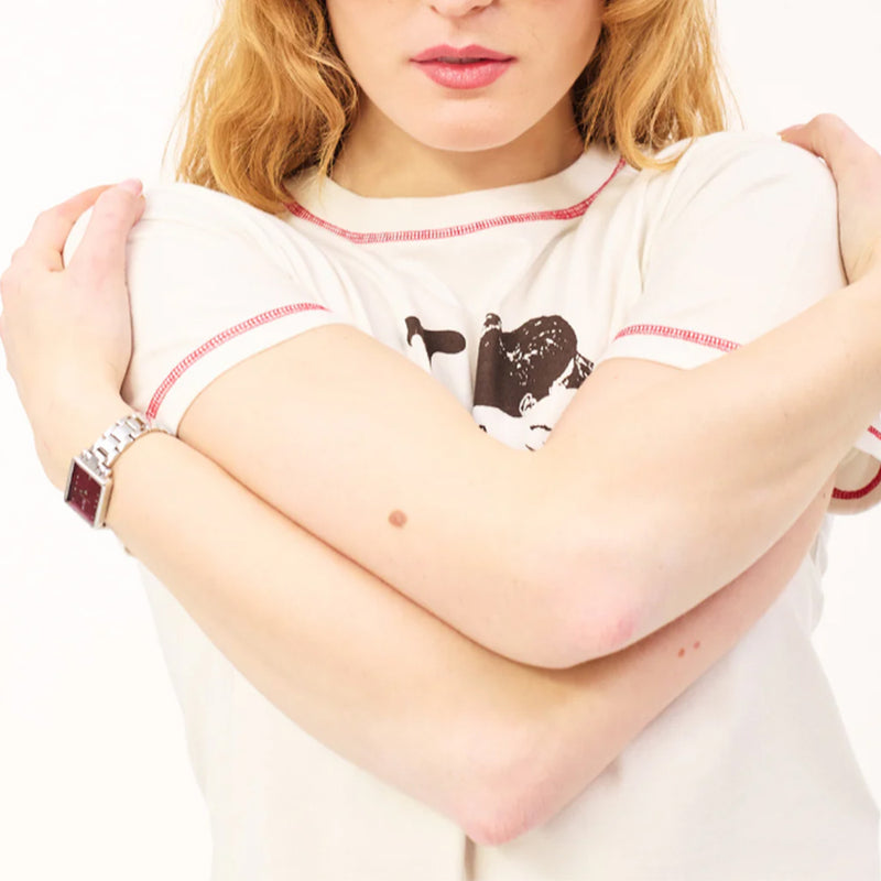 Carne Bollente - T Shirt Love you tender  - Blanc