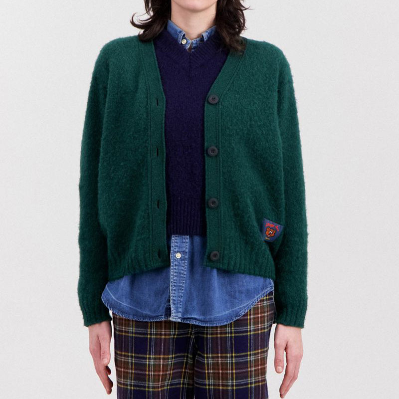 Howlin' - Cardigan Shaggy Bear - Vert sapin