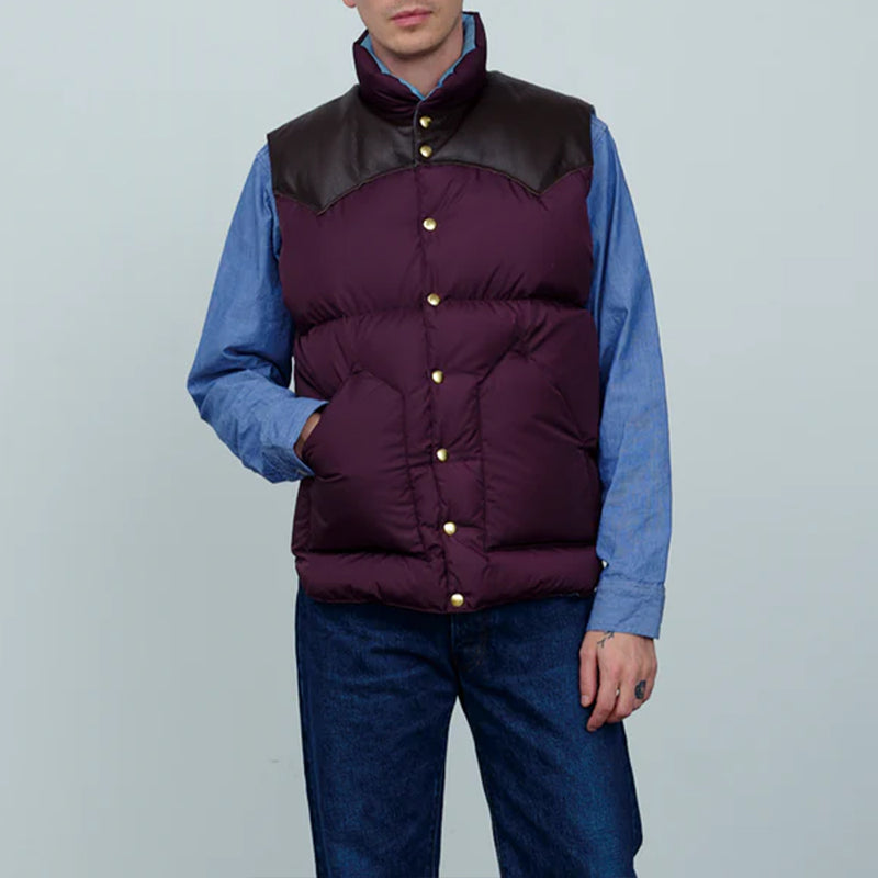 Rocky Mountain - Veste Down sans manches - Prune