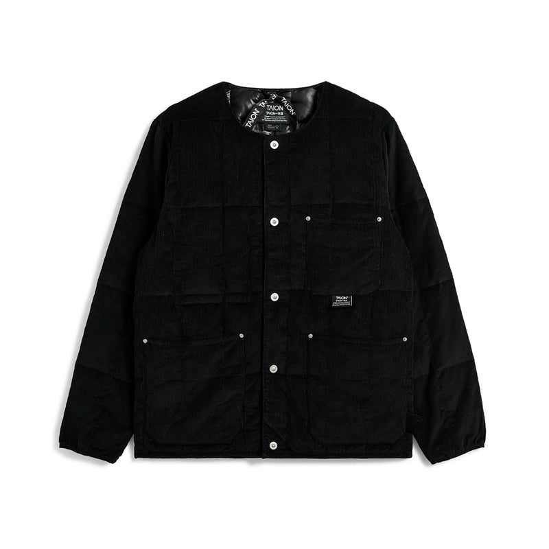 Taion - Doudoune de travail col ras-du-cou - Noir