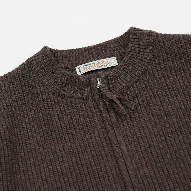 Frizmworks - Cardigan Deck Zipup - Chocolat