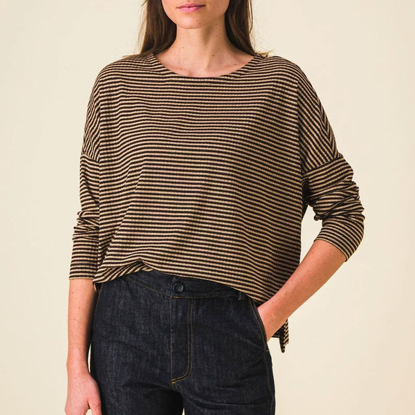 Sixsoeurs - Top Nelle - Marron & Doré