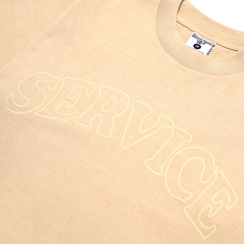 Service Works - Tee Shirt Arch Logo - Beige