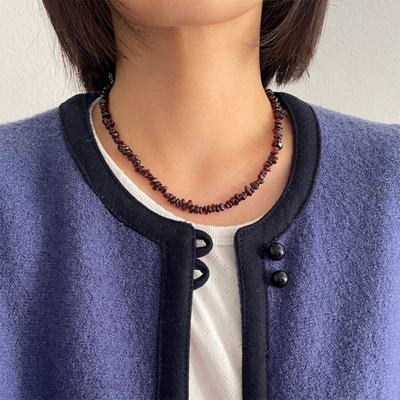 Project Bon - Collier Rita - Marron foncé