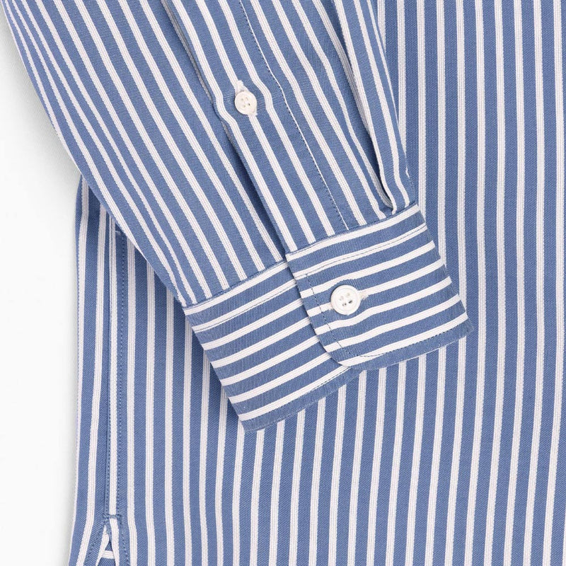 Museum Garments - Chemise Dad - Rayures Bleu