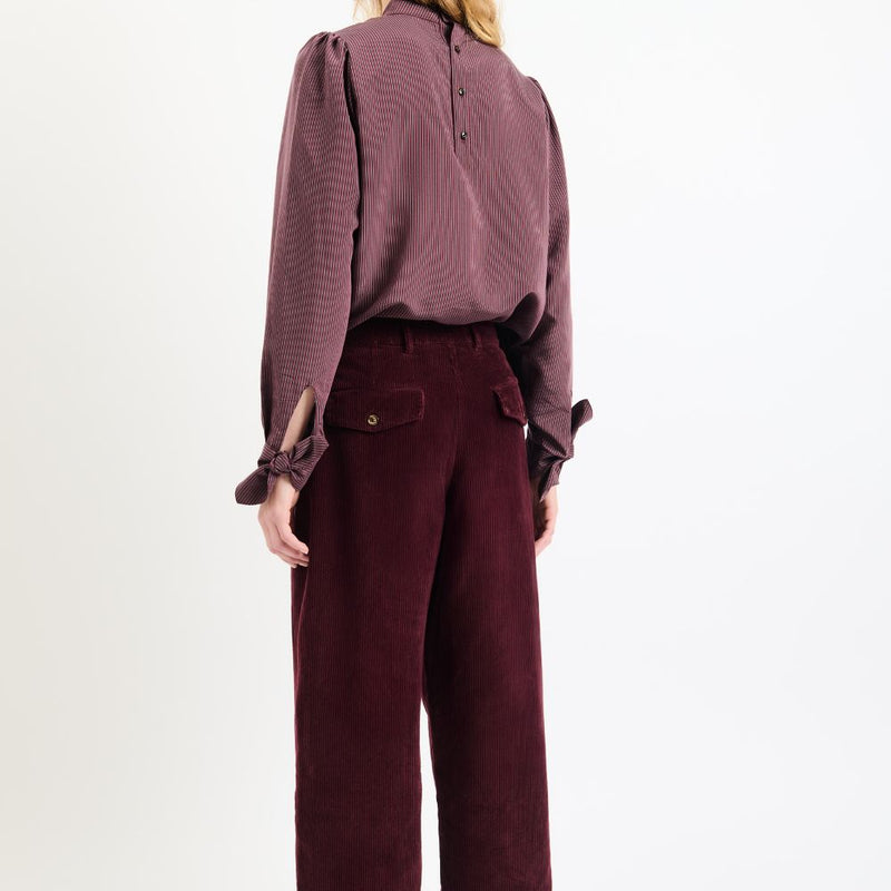 Belle Pièce - Pantalon Wells - Vin