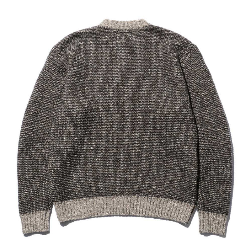 Beams Plus - Pull col rond - Beige