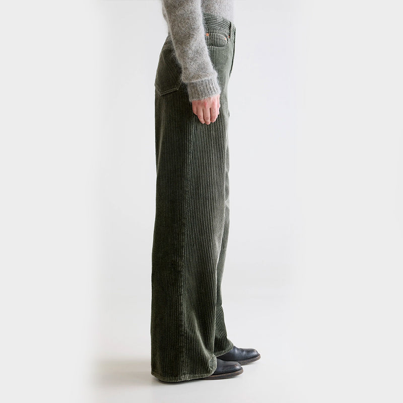 Bellerose - Jean large n°64 - Vert sauge