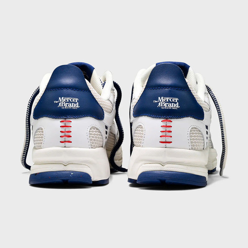 Mercer - Baskets The Re Run Baseball - Blanc & Bleu