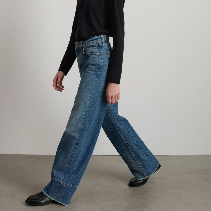 B Sides - Jeans Marcel Culotte - Liselblue