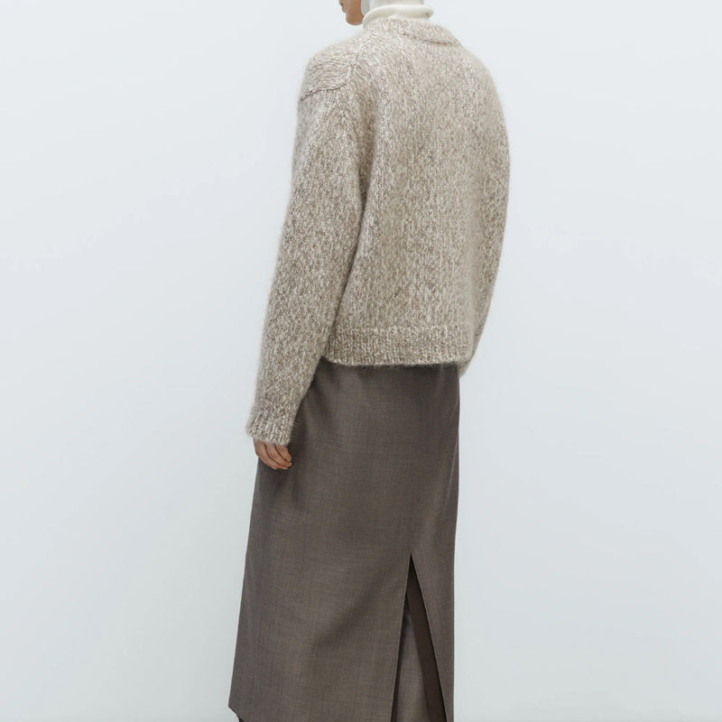 Cordera - Pull Chunky Mélangé - Beige