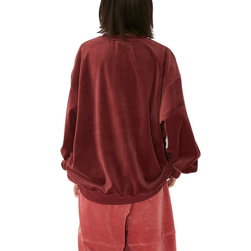 Halfway Native - Sweat Amor Velour - Bordeau