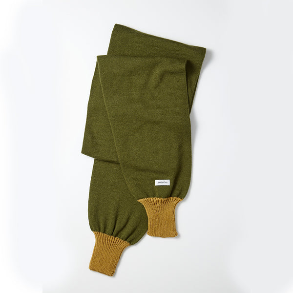 Rototo - Echarpe Sleeve - Olive/Jaune