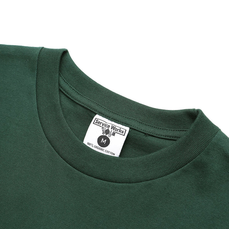 Service Works - T-shirt Loto - Vert sapin
