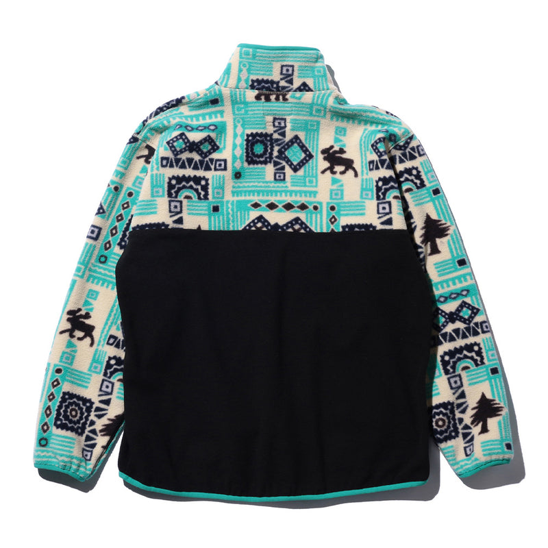 Beams Plus - Jersey imprimé animal - Bleu
