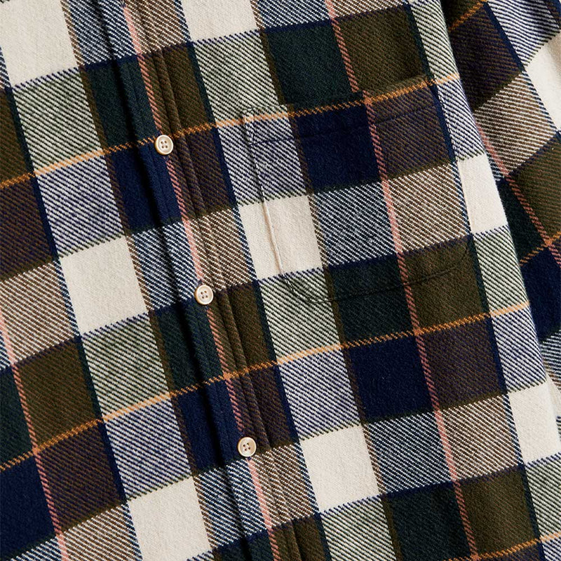 Portuguese Flannel - Chemise Pine - Vert & Bleu
