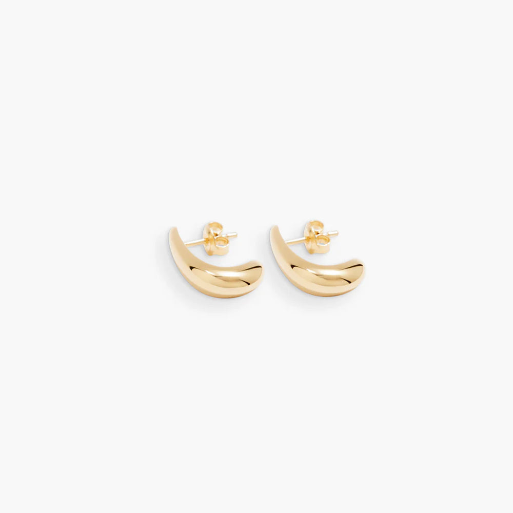 Ragbag Dualism Oval Earrings in Silver main image 1