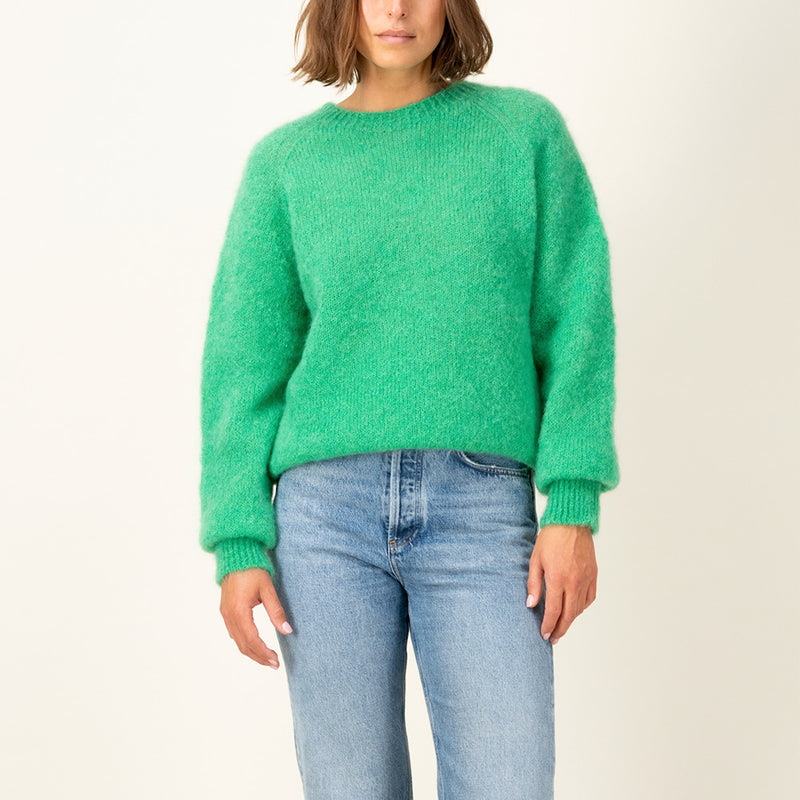 Tricots Jean Marc - Pull Anouch Col Rond - Vert