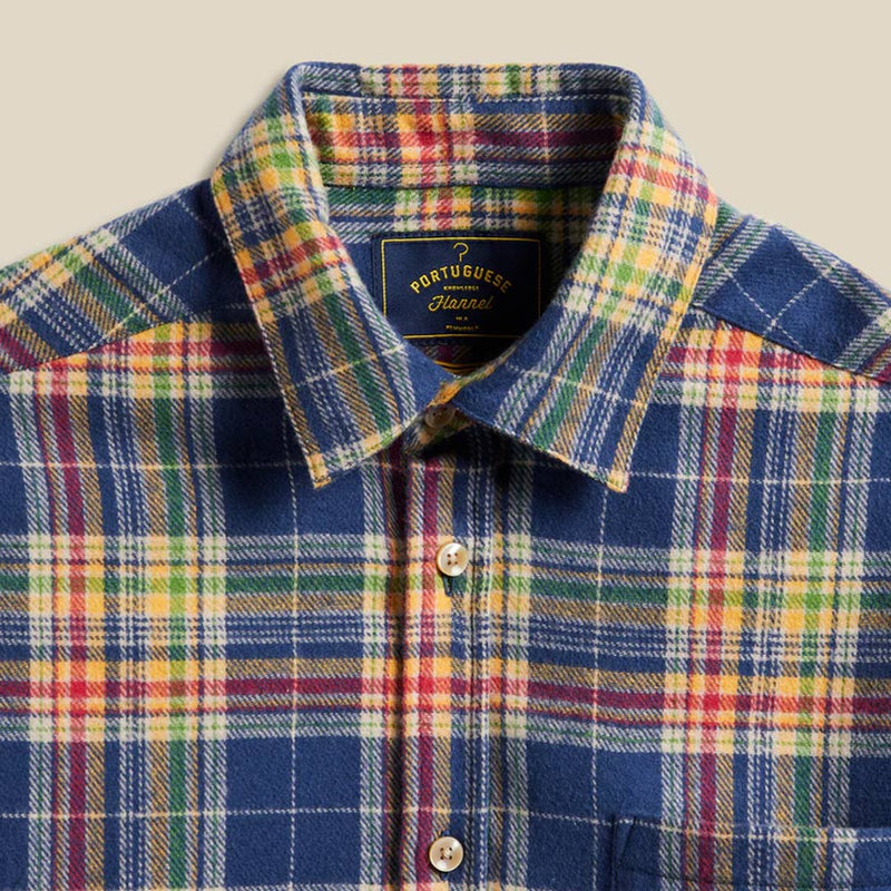 Portuguese Flannel - Chemise Olissipo - Bleu