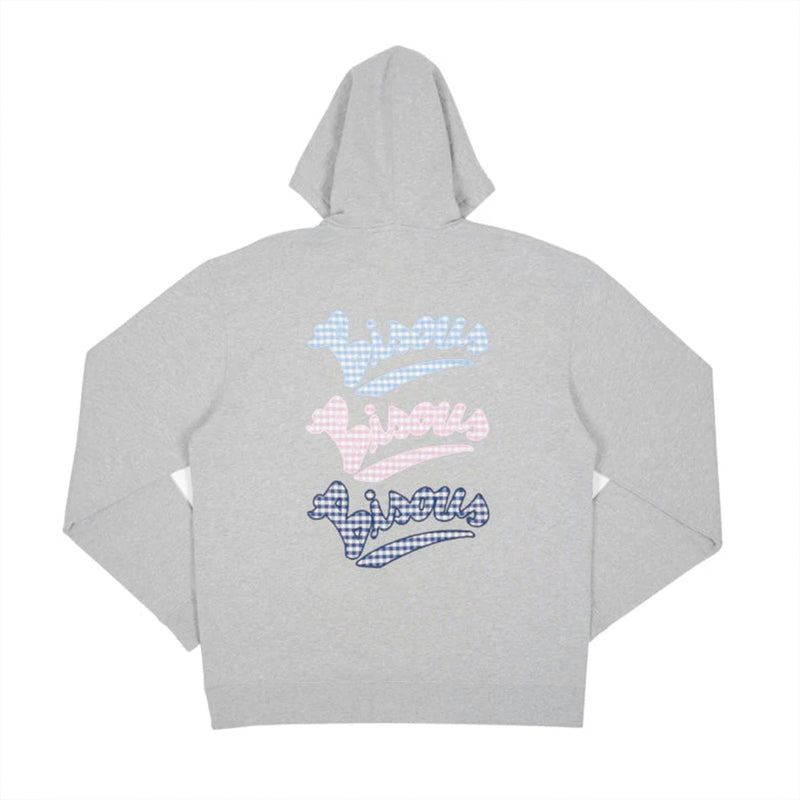 Bisous Skateboard - Hoodie Gianni Vichy - Gris